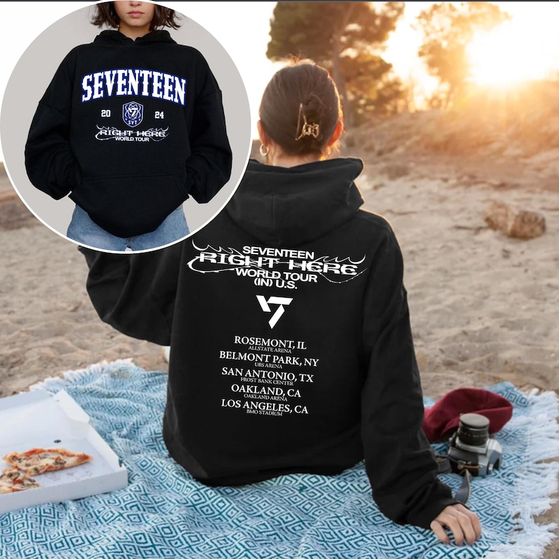 Seventeen Right Here World Tour Hoodie Seventeen Spill The Feels Album