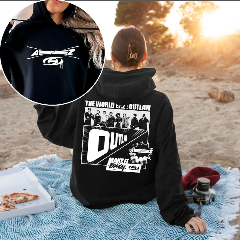 Ateez Outlaw Hoodie Ateez Bouncy