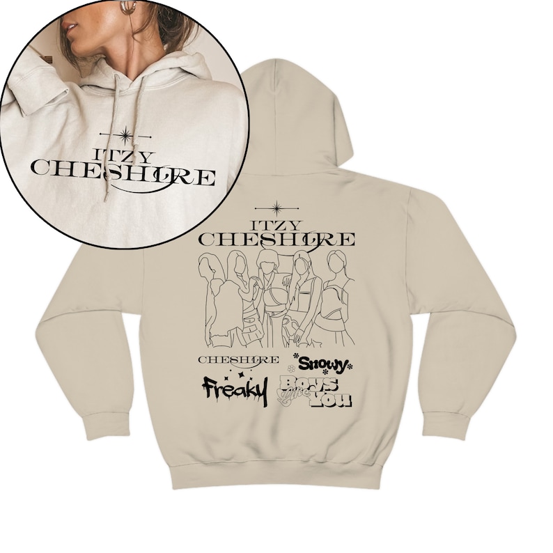 Itzy Cheshire Track List Album Hoodie Gift For Fan Midzy