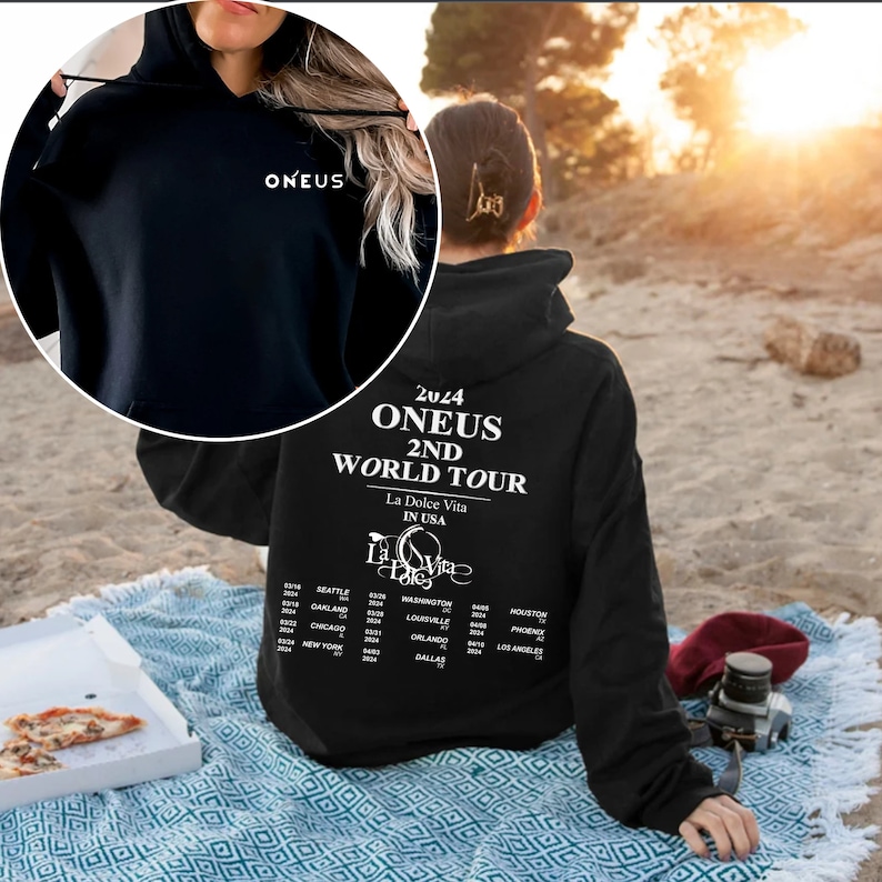 Oneus La Dolce Vita Tour Hoodie Oneus 2Nd World Tour