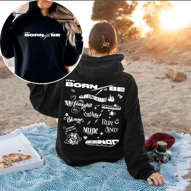 Itzy Born To Be Album Tracklist Hoodie Itzy 2Nd World Tour Born To Be