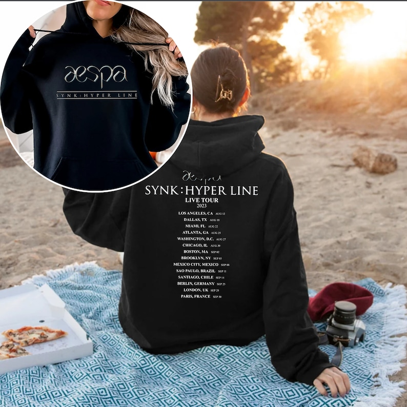 Aespa World Tour Hoodie Aespa Synk Hyper Line Tour