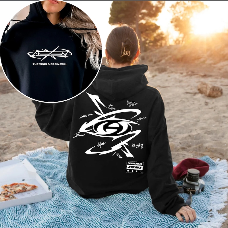 Ateez The World Ep.Fin Will Album Hoodie Ateez Will