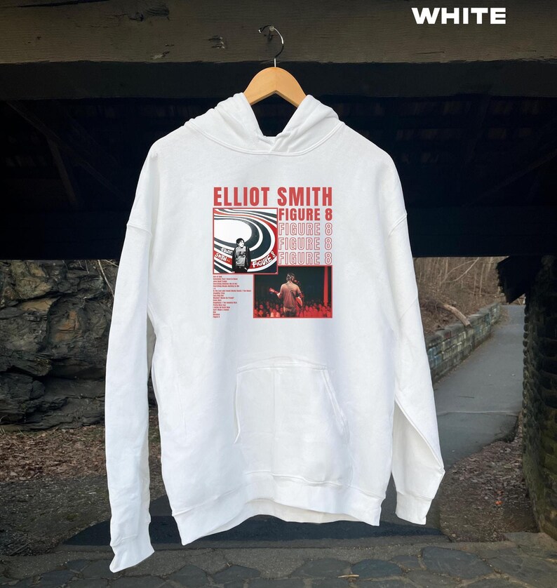 Elliot Smith Hoodie Figure 8 Album Hoodie