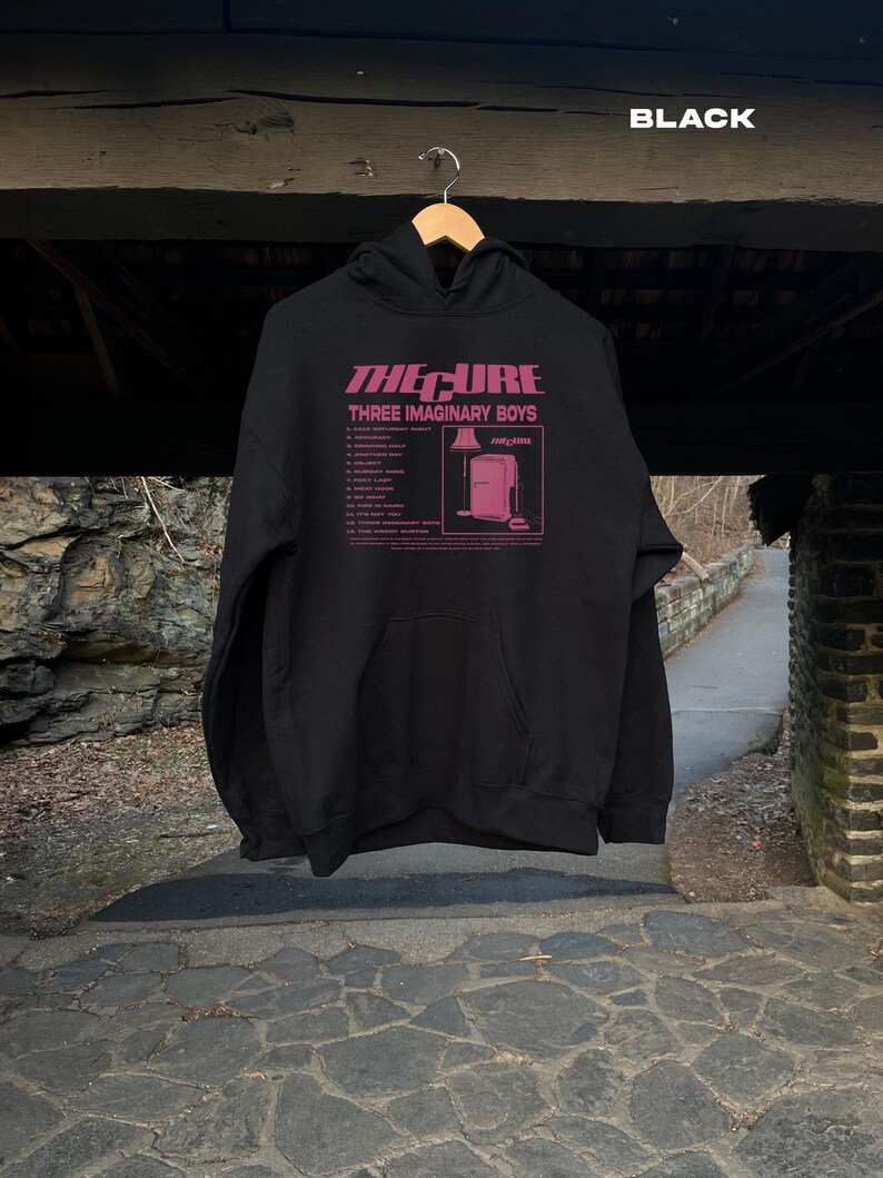 The Cure Three Imaginary Boys Hoodie The Cure Band Hoodie