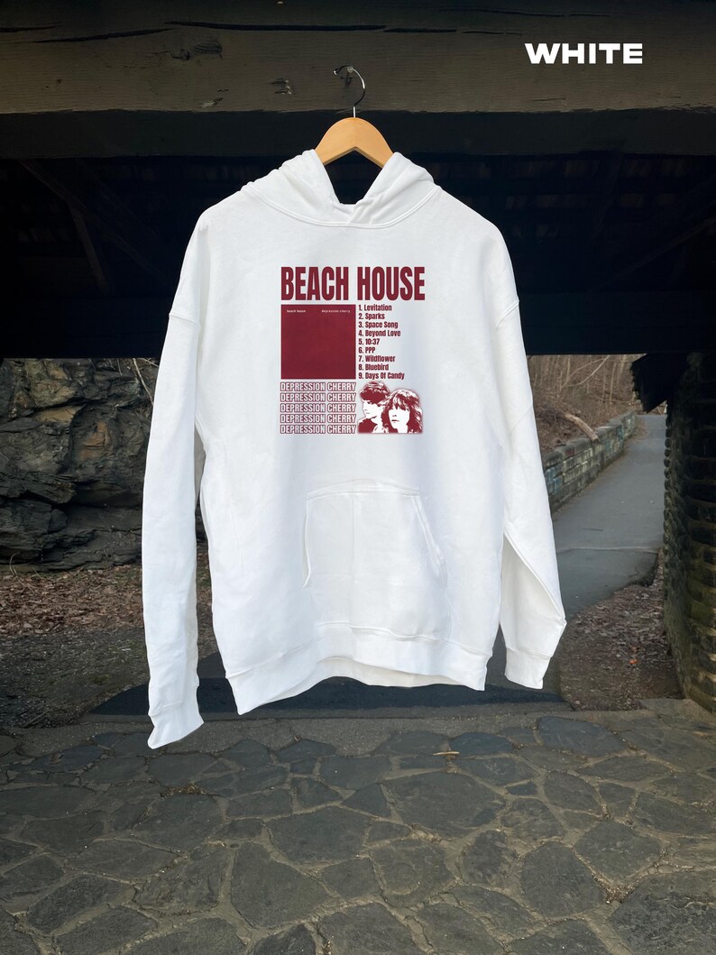 Beach House Depression Cherry Album Beach House Band Hoodie