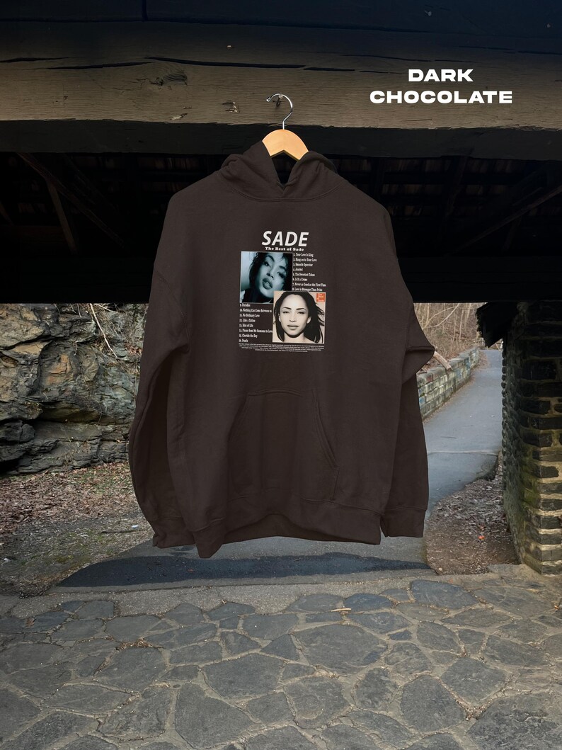 Sade Hoodie The Best Of Sade Album Hoodie