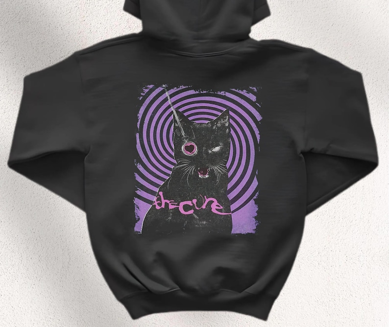 The Cure Hoodie Vintage The Cure Music Rock Band Hoodie