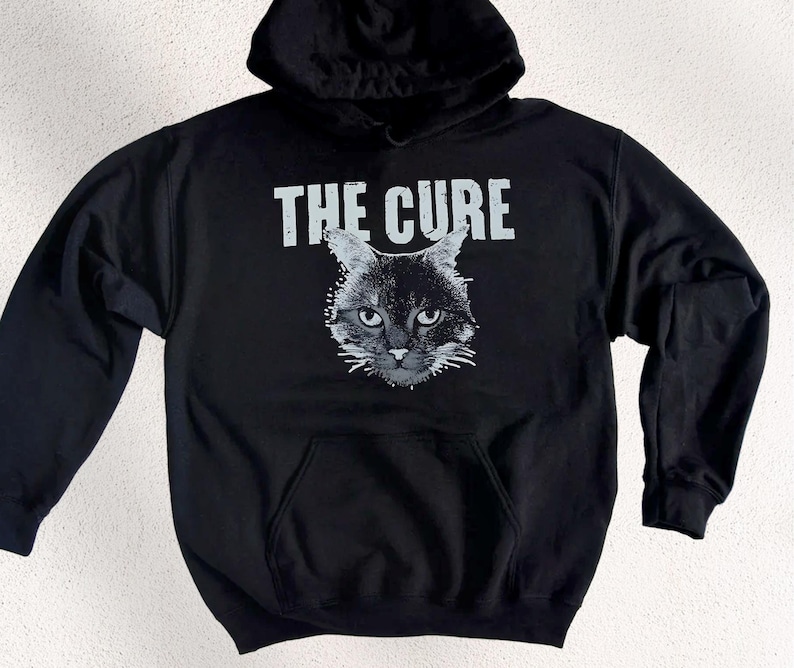 The Cure Hoodie Retro The Cure Rock Band Music