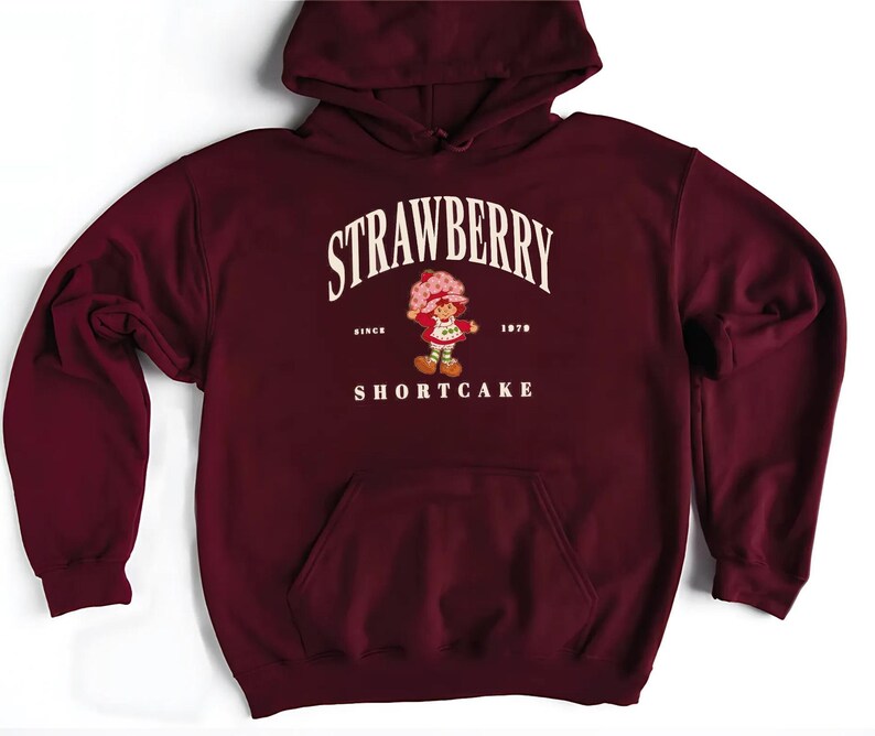 Retro Strawberry Shortcake Hoodie Life Is Delicious