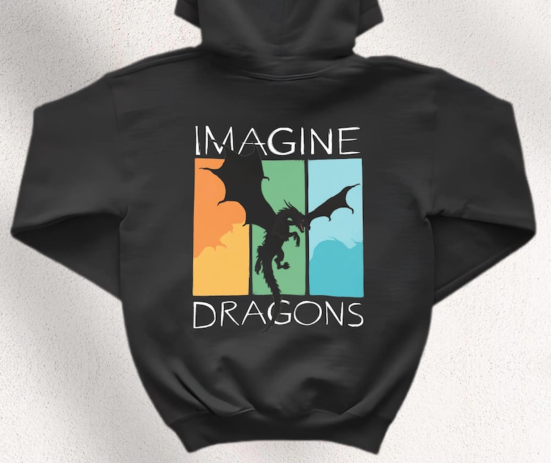 Imagine Dragon Youth Hoodie Vintage Imagine Dragon Graphic Tee