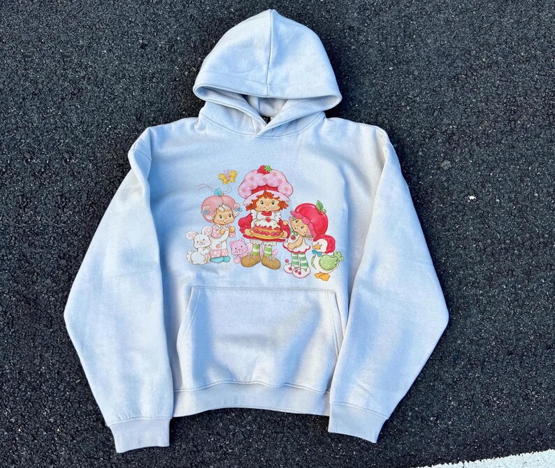 Life Is Delicious Hoodie Vintage Strawberry