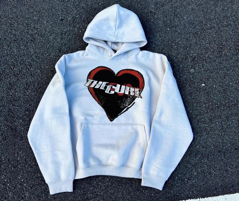 The Cure Hoodie Vintage The Cure Music Rock Band Retro The Cure Gift For Men