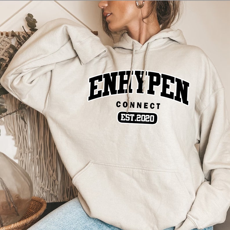 Enhypen Connect Hoodie Dark Blood