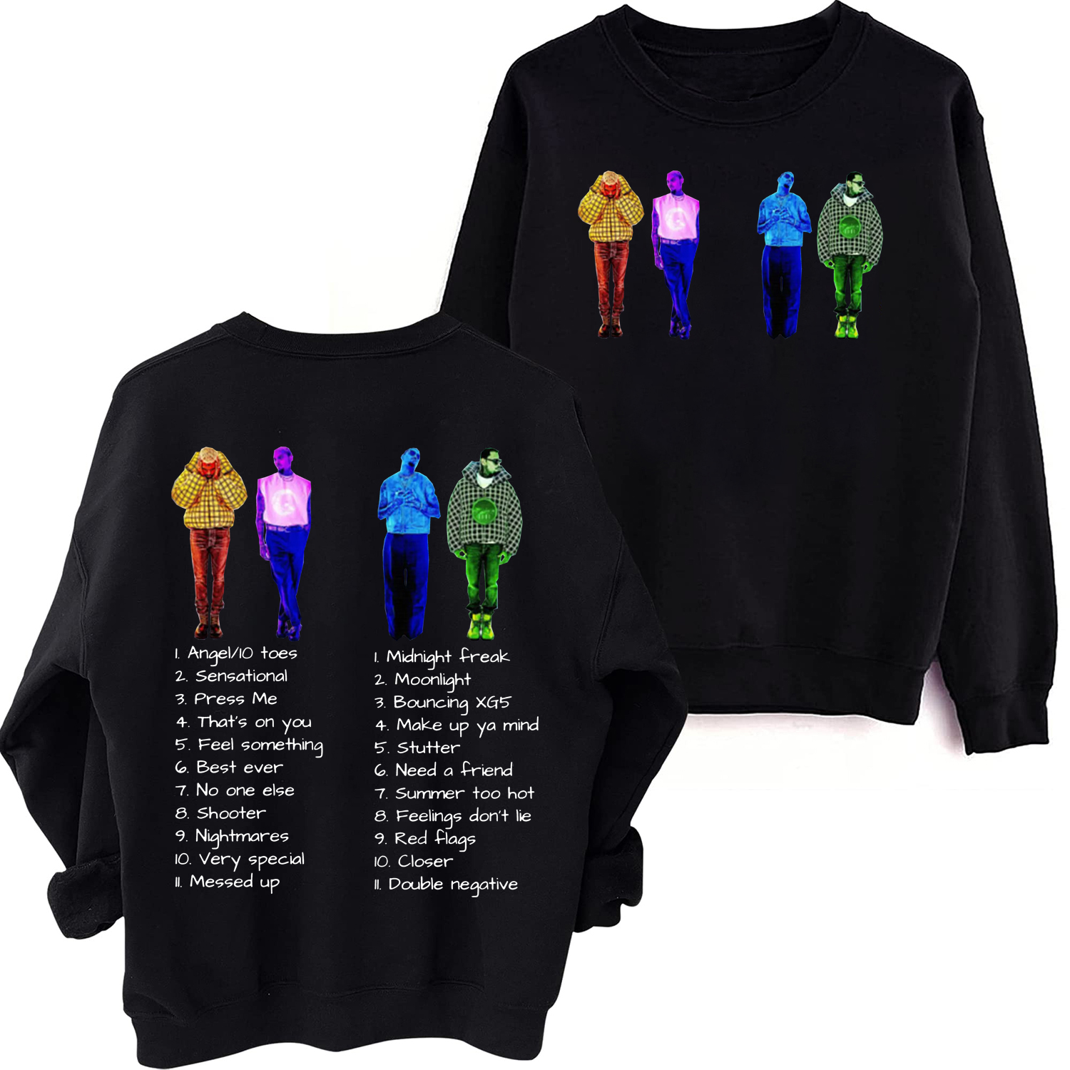 Haoxiefu Chris Brown Rapper Hip Hop Music Sweatshirt Man Woman Harajuku Hip Hop Oversized Fans Gift