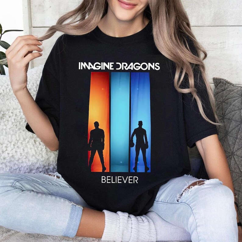 Believe Imagine Dragons Shirt, Imagine Dragons T-Shirt, Imagine Dragons Tour Merch Shirt, Shirt For Fan