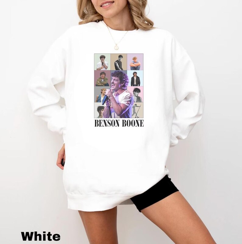 Benson Boone Shirt, Benson Boone Sweatshirt, Eras Tour Merch, Fireworks And Rollerblades Tour Merch