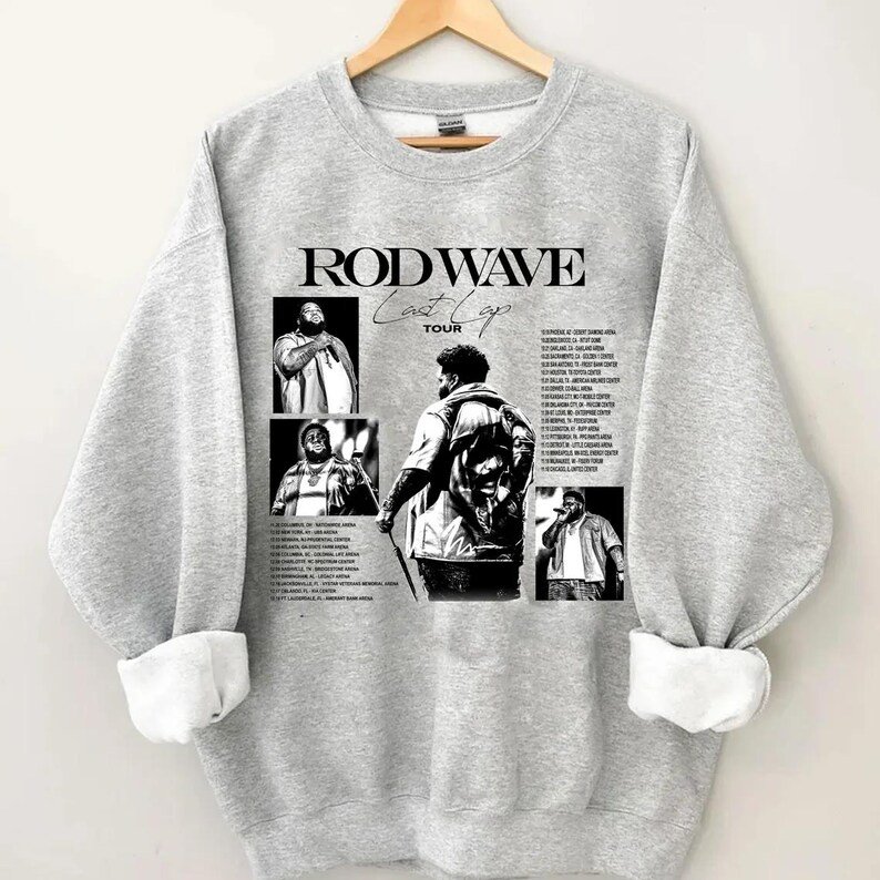 Vintage Rod Wave Sweatshirt, Rod Wave Last Lap Concert Tour, Rod Wave Graphic Tee Unisex, Rod Wave Gift For Fan