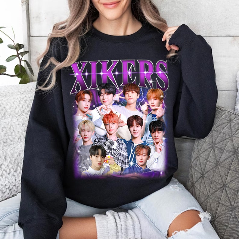 Xikers Kpop Sweatshirt Xikers Tricky House Tour Shirt