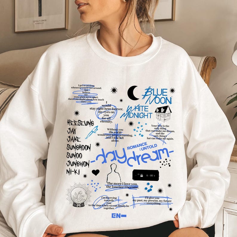 Enhypen Romance: Untold Daydream Sweatshirt Enhypen Love If You Say Shirt