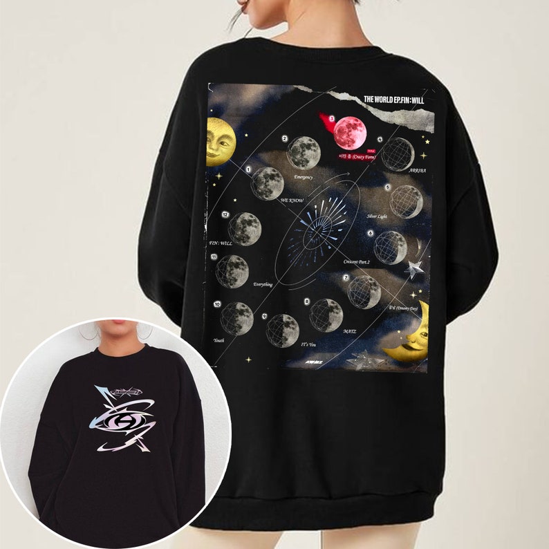 Ateez The World Ep.Fin Will Sweatshirt Ateez Will Tracklist Shirt