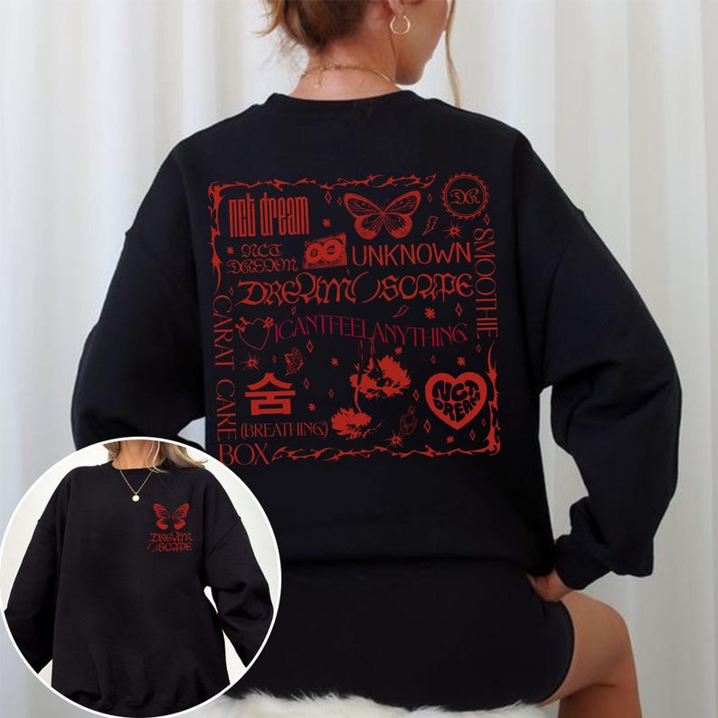 Nct Dream Dream Scape Album Tracklist Sweatshirt The Dream Show 3 Dream Scape World Tour Shirt