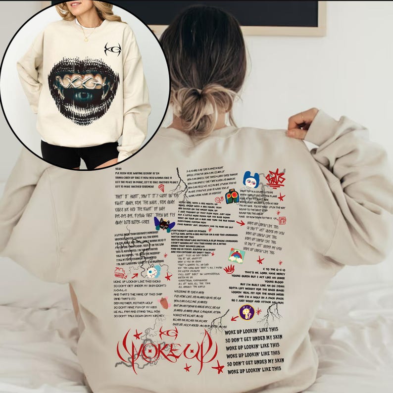 Xg Woke Up Lyrics Sweatshirt Xg The First Howl World Tour Shirt