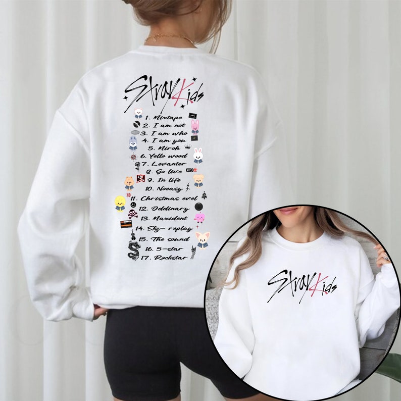 Stray Kids All Albums Sweatshirt Skz Rock Star Shirt
