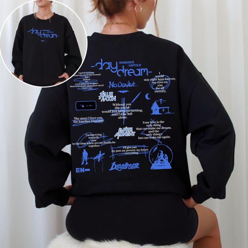 Enhypen Romance: Untold Daydream Album Tracklist Sweatshirt Enhypen No Doubt Shirt