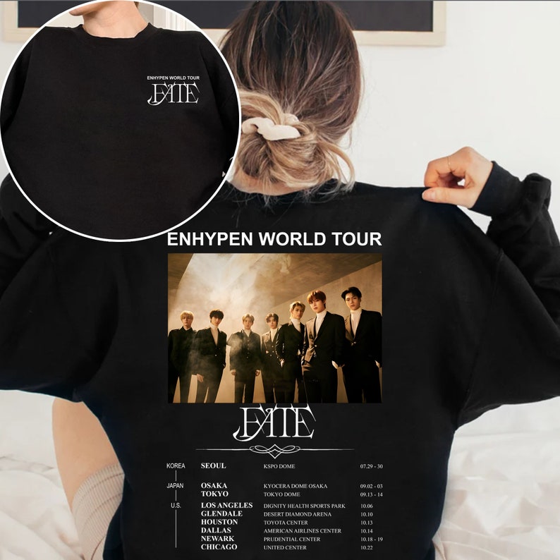 Enhypen Fate World Tour Sweatshirt En World Tour Fate Shirt