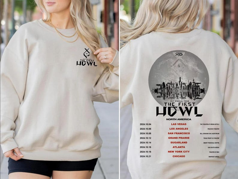 Xg The First Howl World Tour Sweatshirt Xg Woke Up Shirt