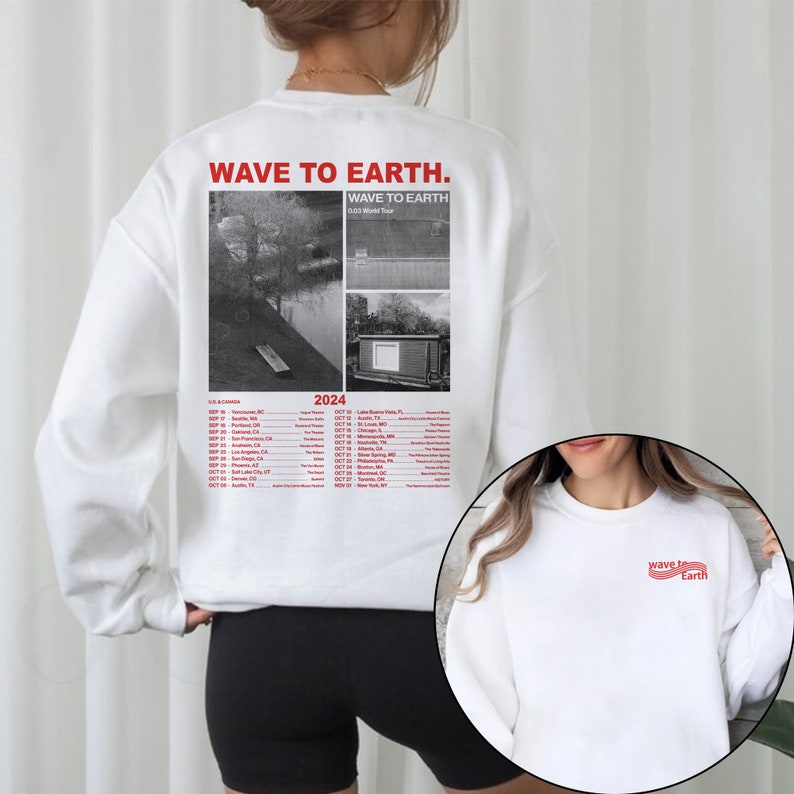 Wave To Earth 0.03 Tour Sweatshirt Wave To Earth Kpop Merch