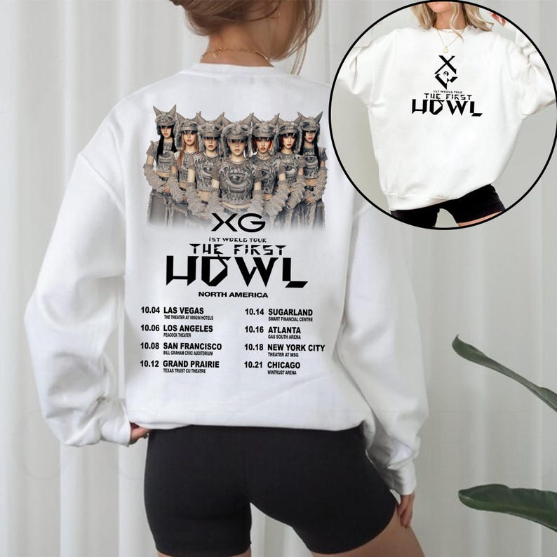 Xg The First Howl World Tour Sweatshirt Xg Woke Up Shirt