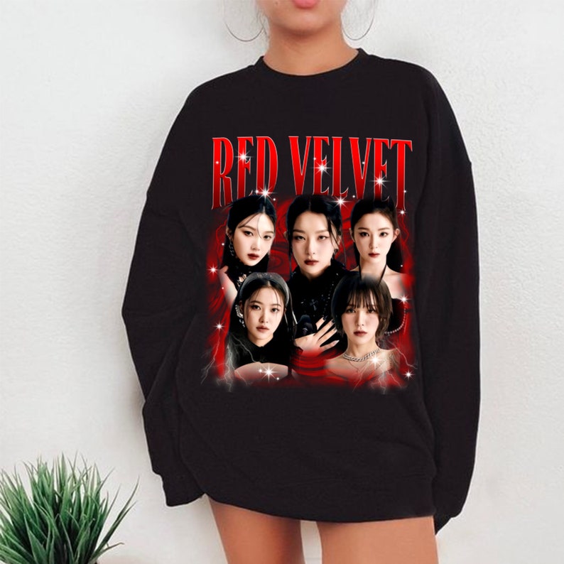 Red Velvet Kpop Sweatshirt Red Velvet Chill Kill Album Shirt