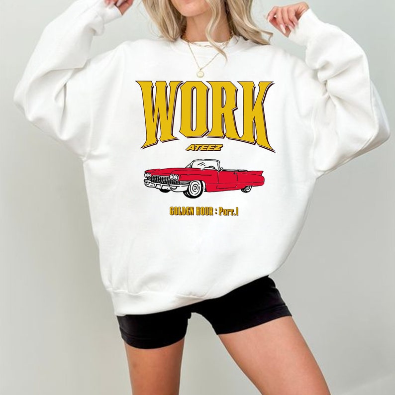Work Ateez Kpop Sweatshirt Ateez Golden Hour Part 1 Album Shirt