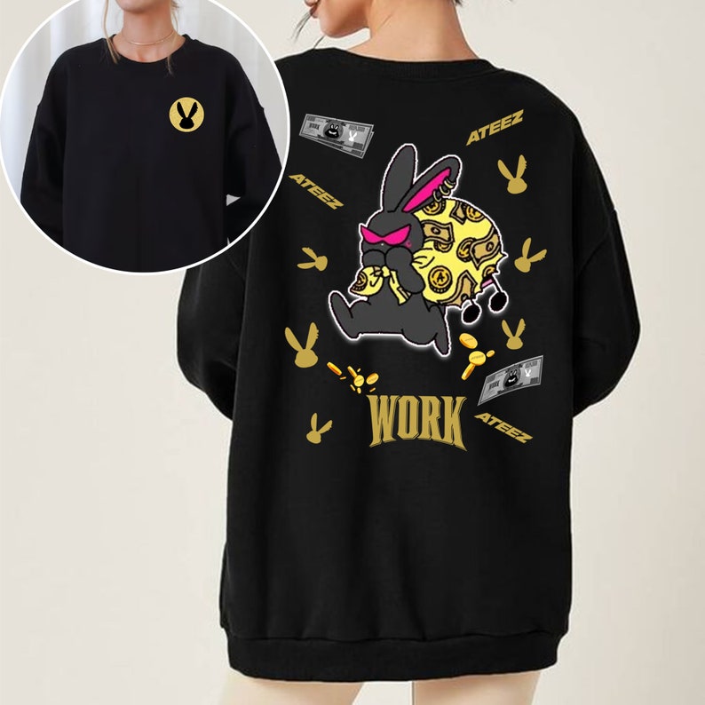Ateez Work Sweatshirt Ateez Golden Hour Part 1 Album Shirt
