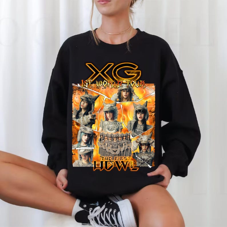 Xg The First Howl World Tour Graphic T-Shirt Xg Woke Up Shirt