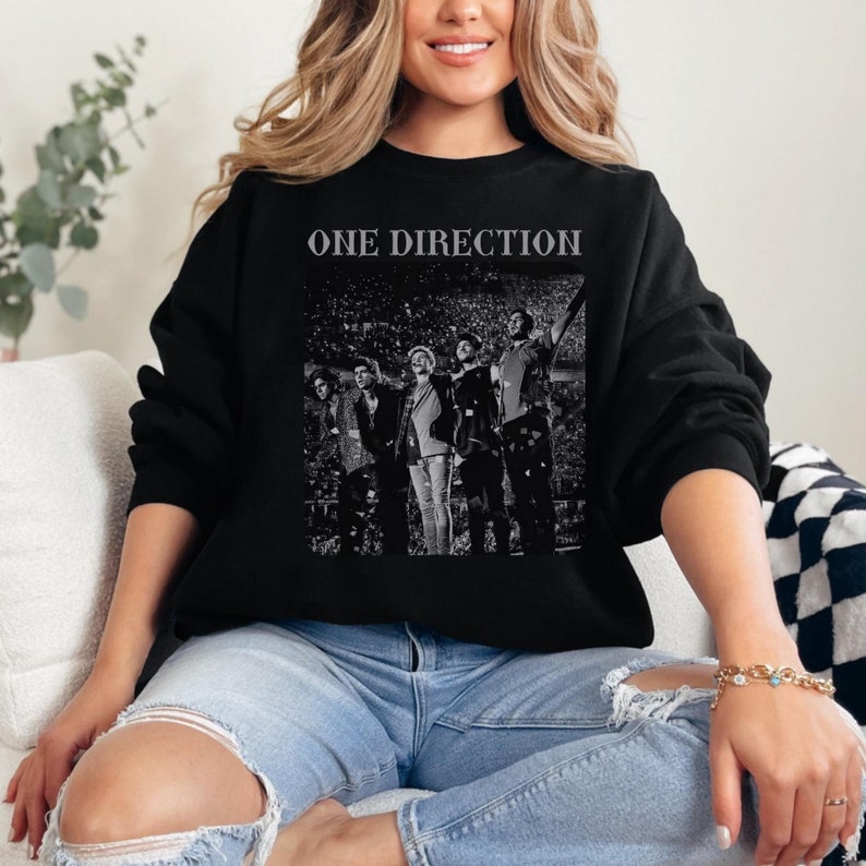 One Direction Pop Musicsweatshirt One Funny Direction Graphic Sweatshirt