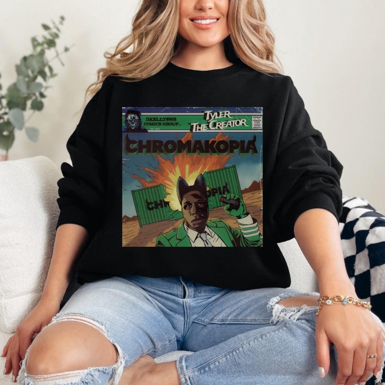 Tyler The Creator Vintage Wash T-Shirt,, And – Chromakopia Grunge Graphic Apparel, Diy Retro Music Style, Unisex