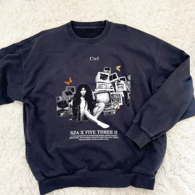 Ctrl Sweatshirt, Ctrl Unisex T-Shirt, Hip Hop T-Shirt, S.Z.A Crewneck Sweatshirt, Y2K Style Shirt, Gift For Her