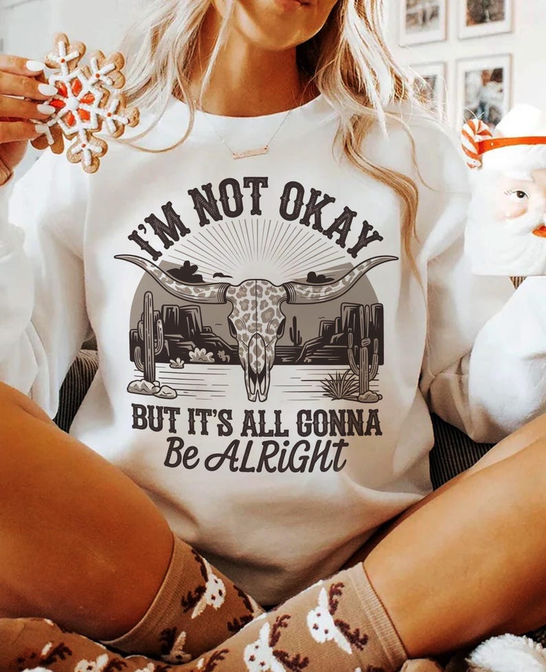 Jelly Roll Sweatshirt I Am Not Okay Sweatshirt