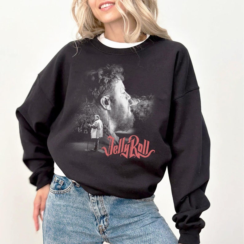 Jelly Roll Sweatshirt Retro Jelly Roll Rapper Shirt