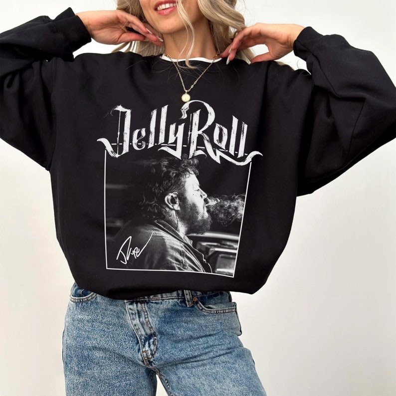 Jelly Roll Sweatshirt Retro Jelly Roll Tour Shirt