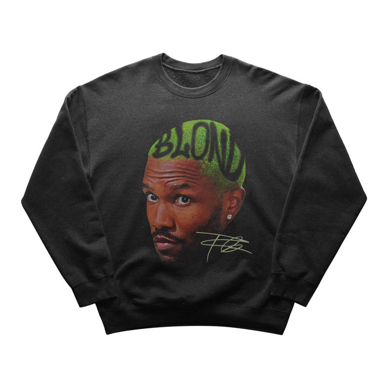 Frank Ocean, Blonde Merch, Gift For Frank Ocean Fan, Y2K Rap Sweatshirt, Streetwear