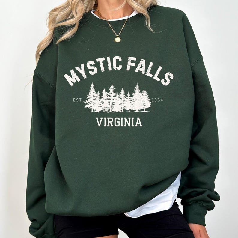 Mystic Falls Shirt Fall Sweatshirt