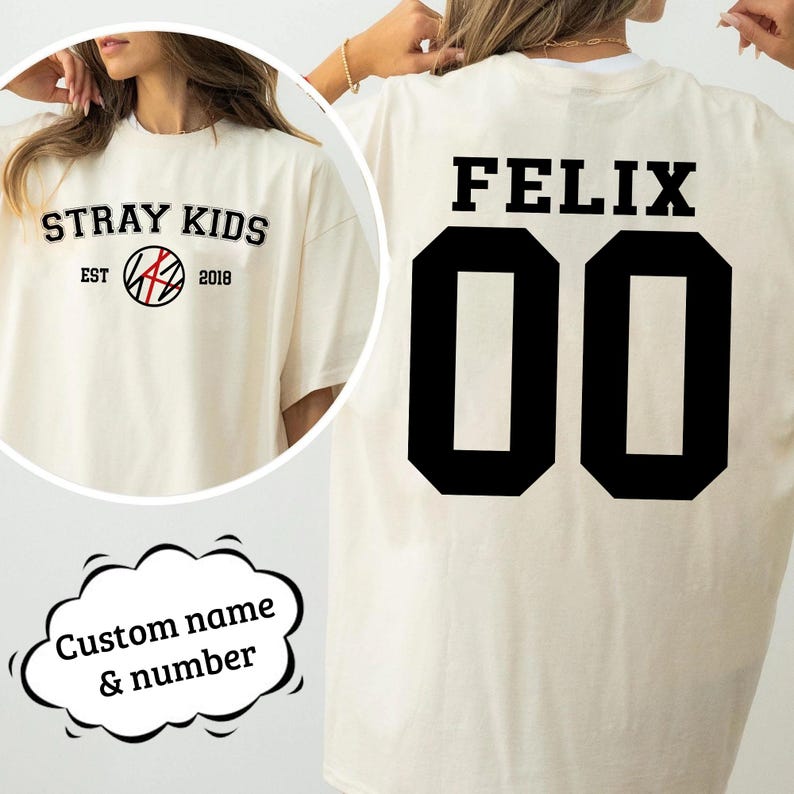 Stray Kids Member Group Sweatshirt Customize Stray Kids Kpop Shirt