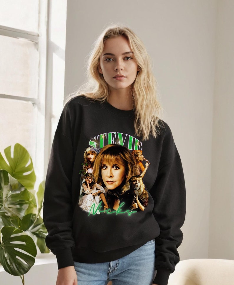 Retro Stevie Nicks Shirt, Stevie Nicks Bootleg Rap Shirt, Queen Of Rock And Roll Music Shirt, Fleetwood Mac Tour Merch