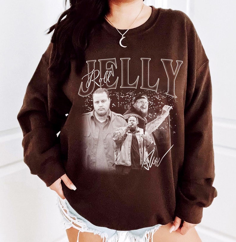 Jelly Roll Sweatshirt Retro Jelly Roll The Beautifully Broken Tour Sweatshirt