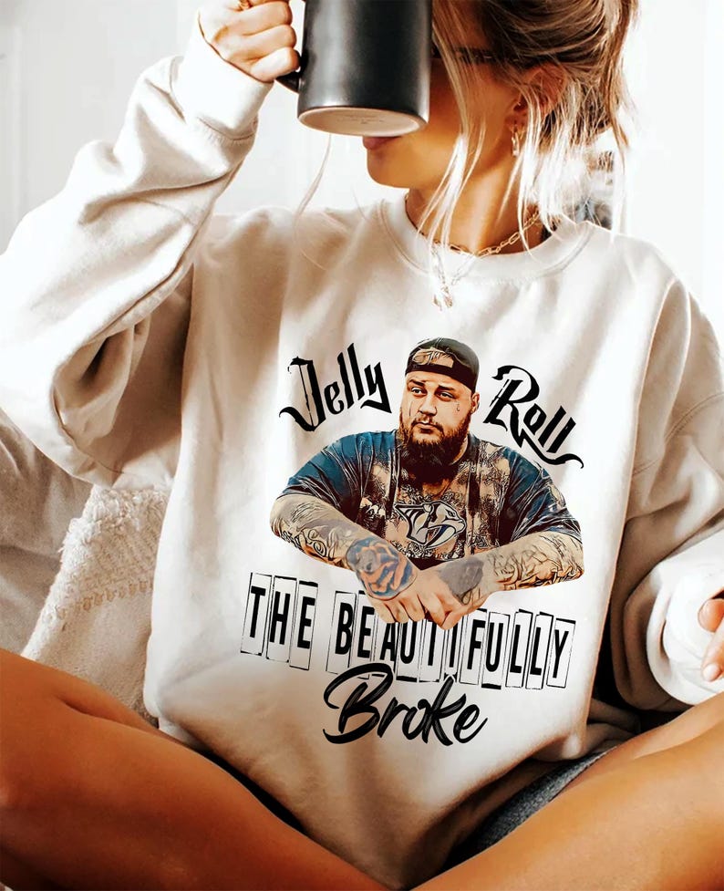 Jelly Roll Sweatshirt Retro Jelly Roll Sweatshirt