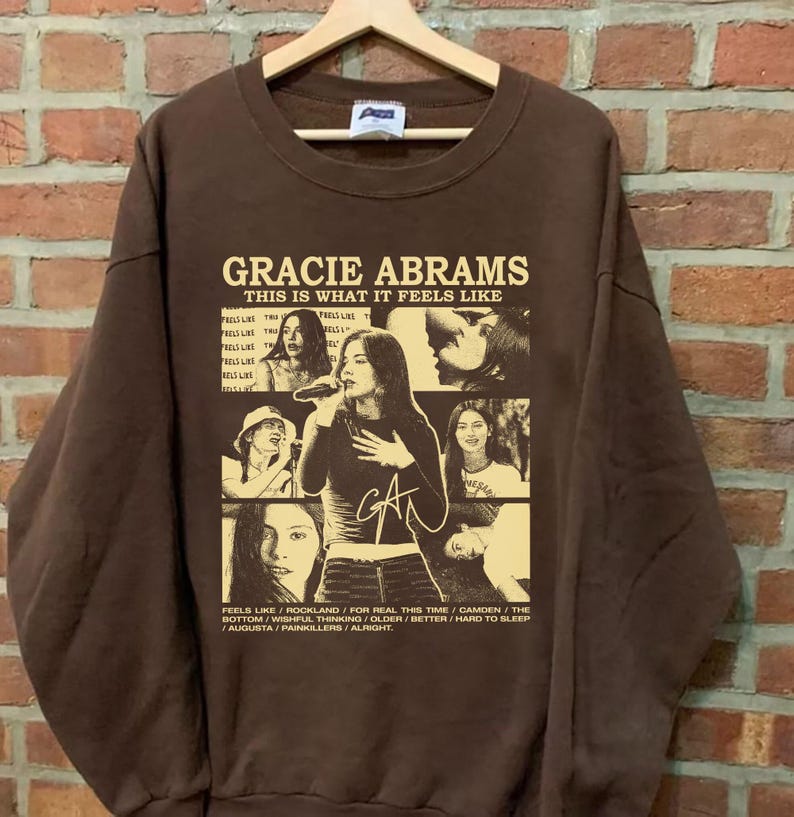 Gra.Cie 90S Album Abrams Tshirt This Is What It Feels Like Music Fan Gift